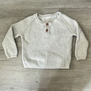 Light grey Jamie Kay knit sweater 2Y